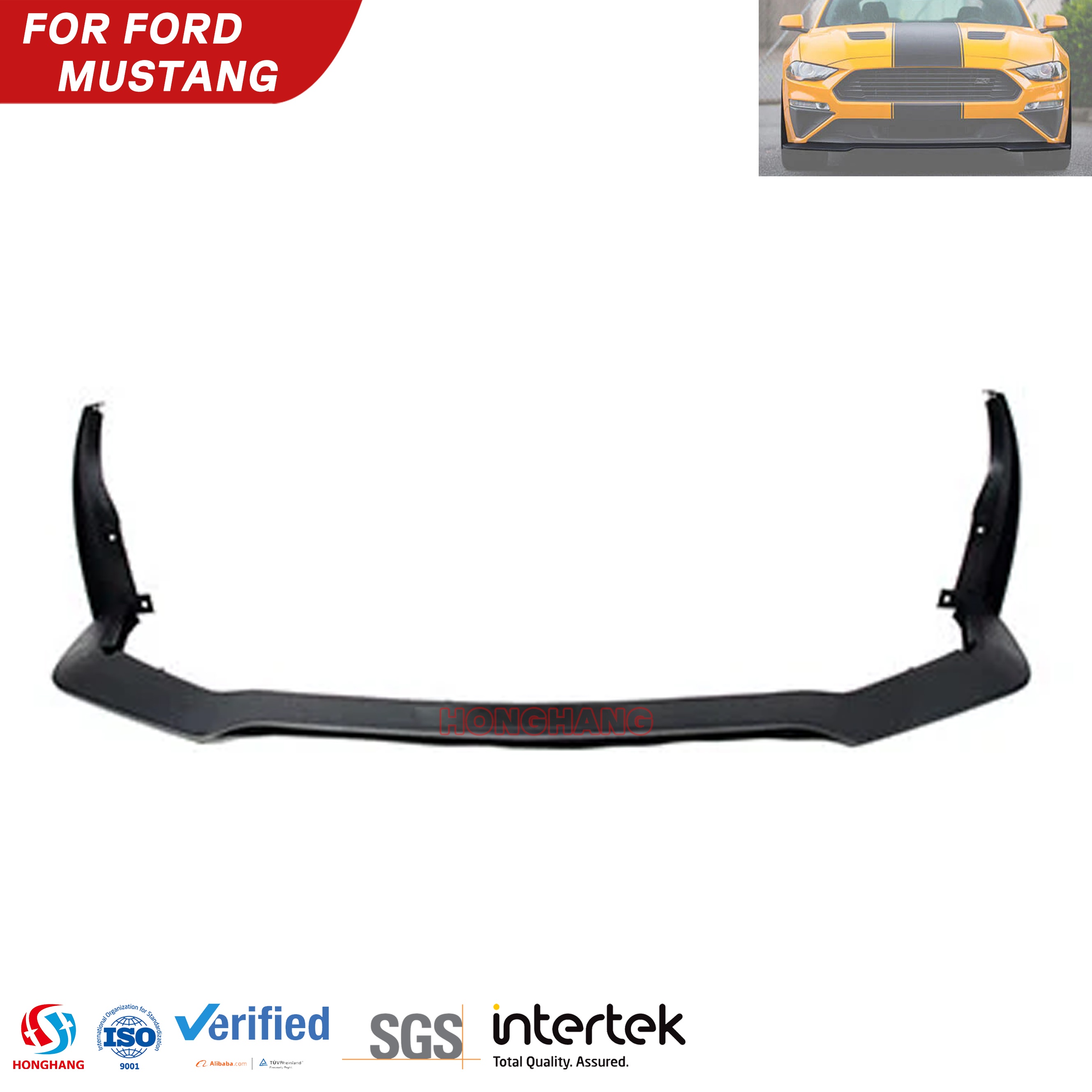 2018-2023 Ford Mustang Front Bumper Lip