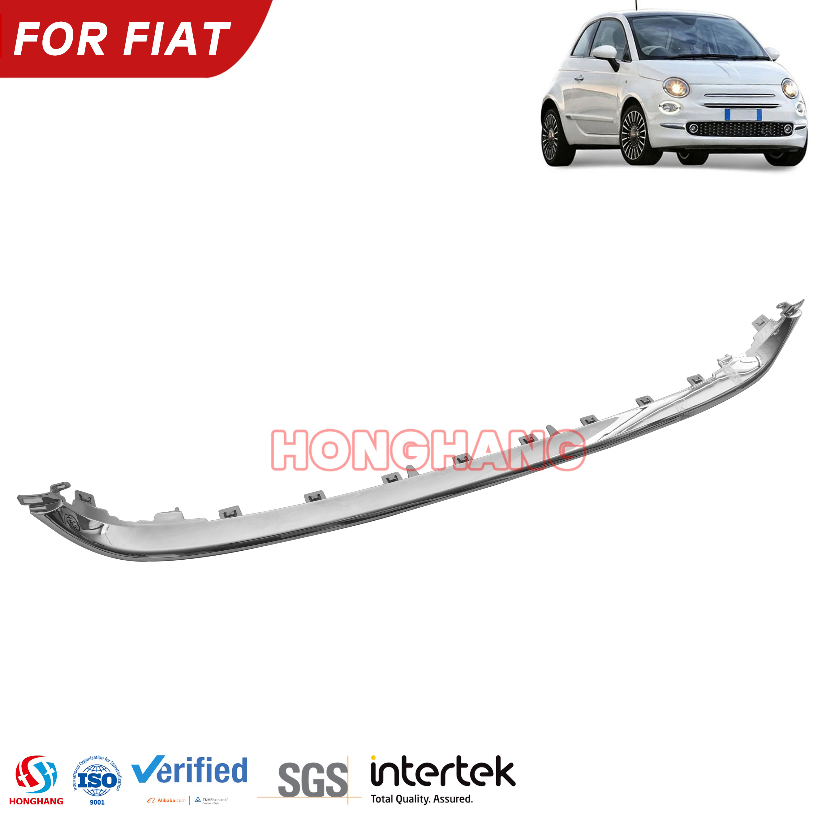 Fiat 500 Hatchback 2015- Front Bumper Trim Lower Centre Section