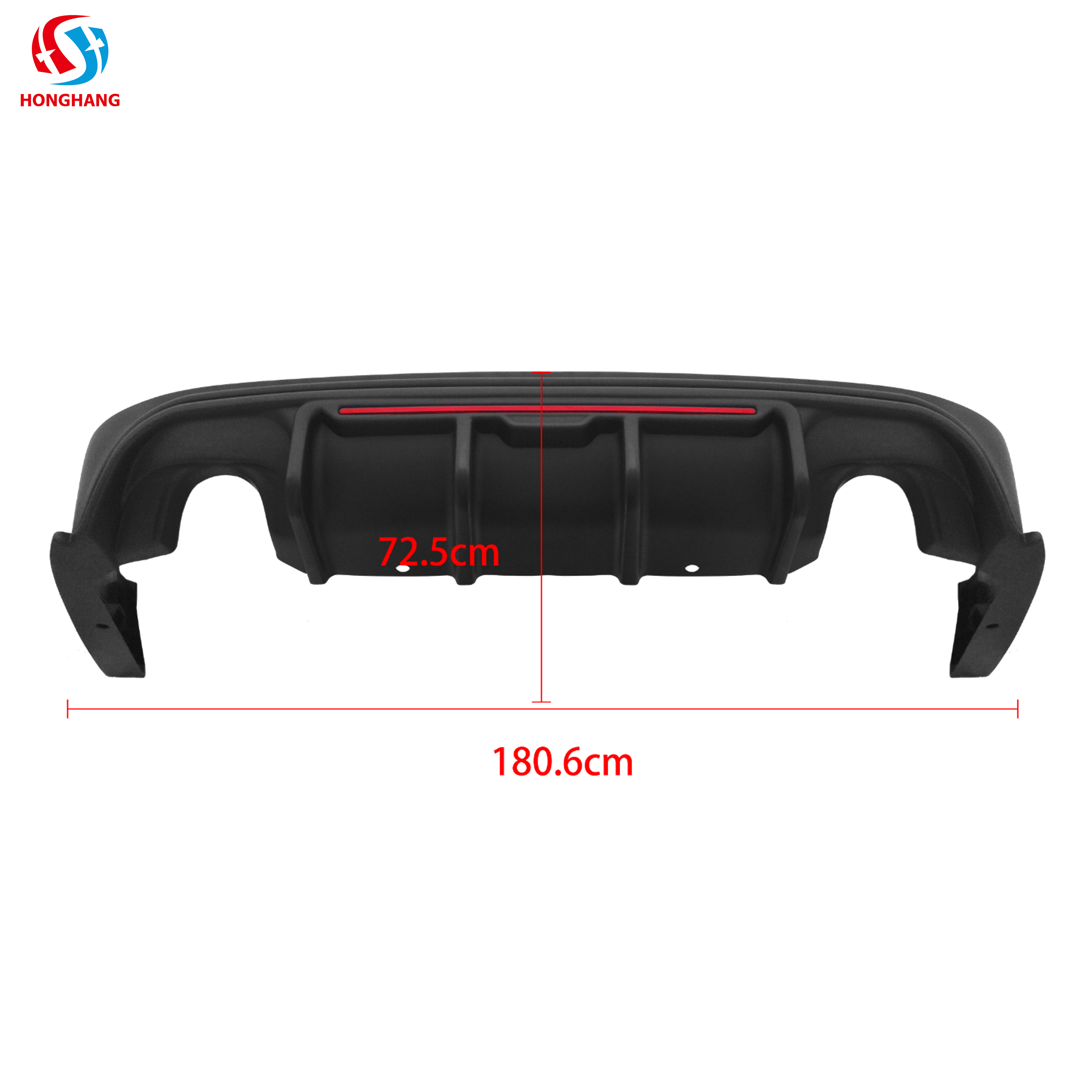 2014-2022 Infiniti Q50 Rear Bumper Diffuser Lip