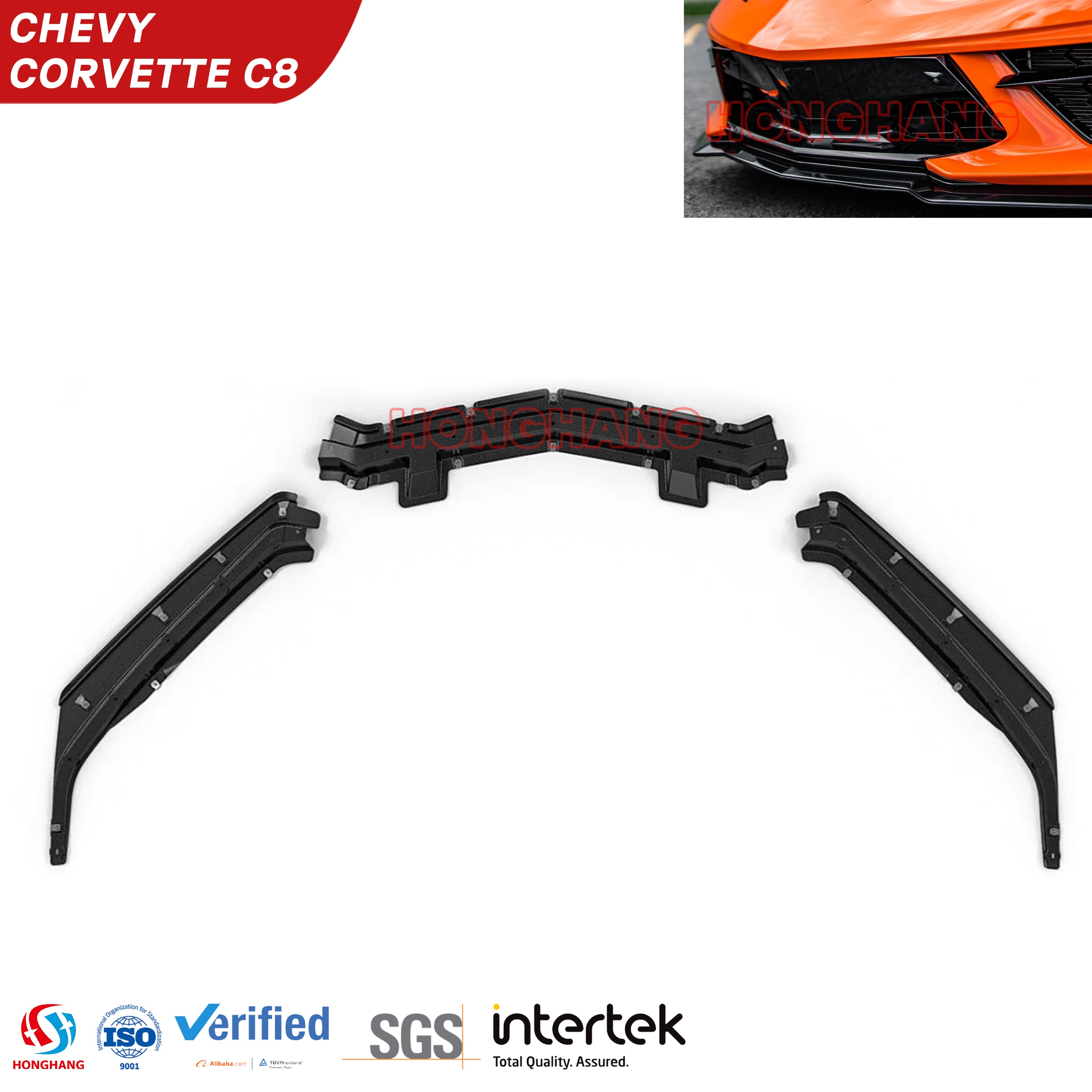 2020-2023 Chevrolet Corvette C8 Stingray Undersplash Guard Liner