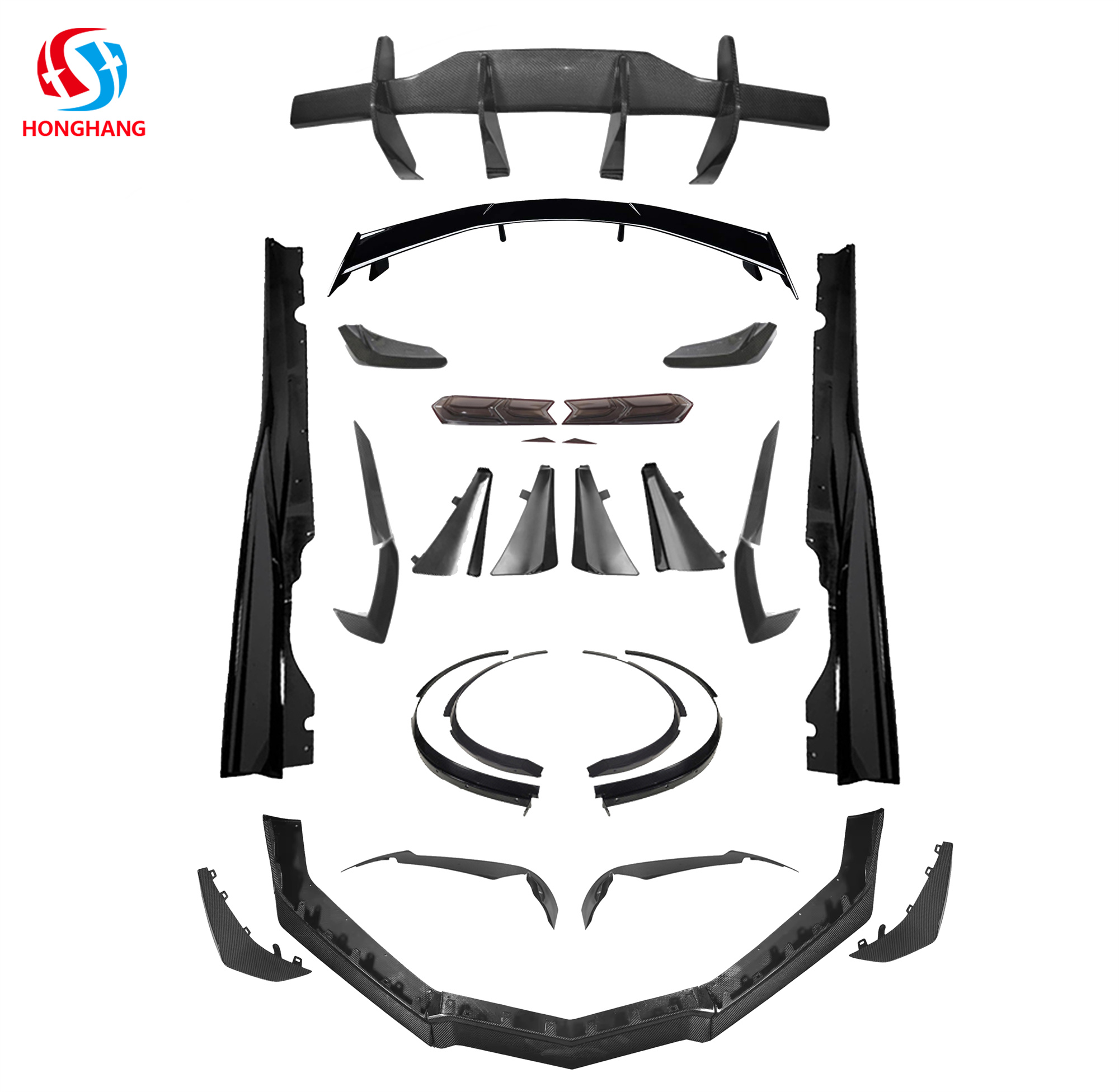 HONGHANG Corvette C8 Wheel Eyebrow
