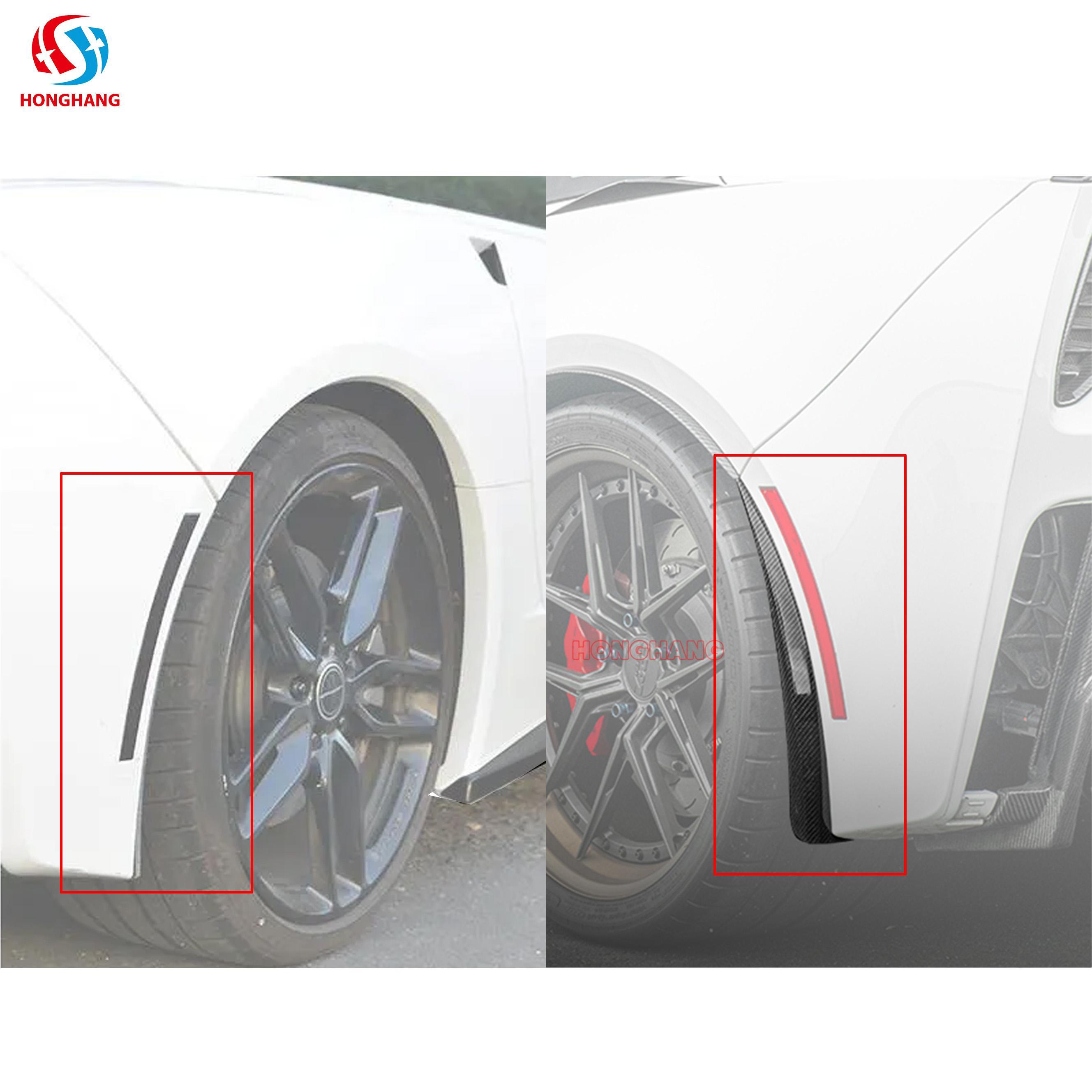 Corvette C7 Rear Mud Flaps