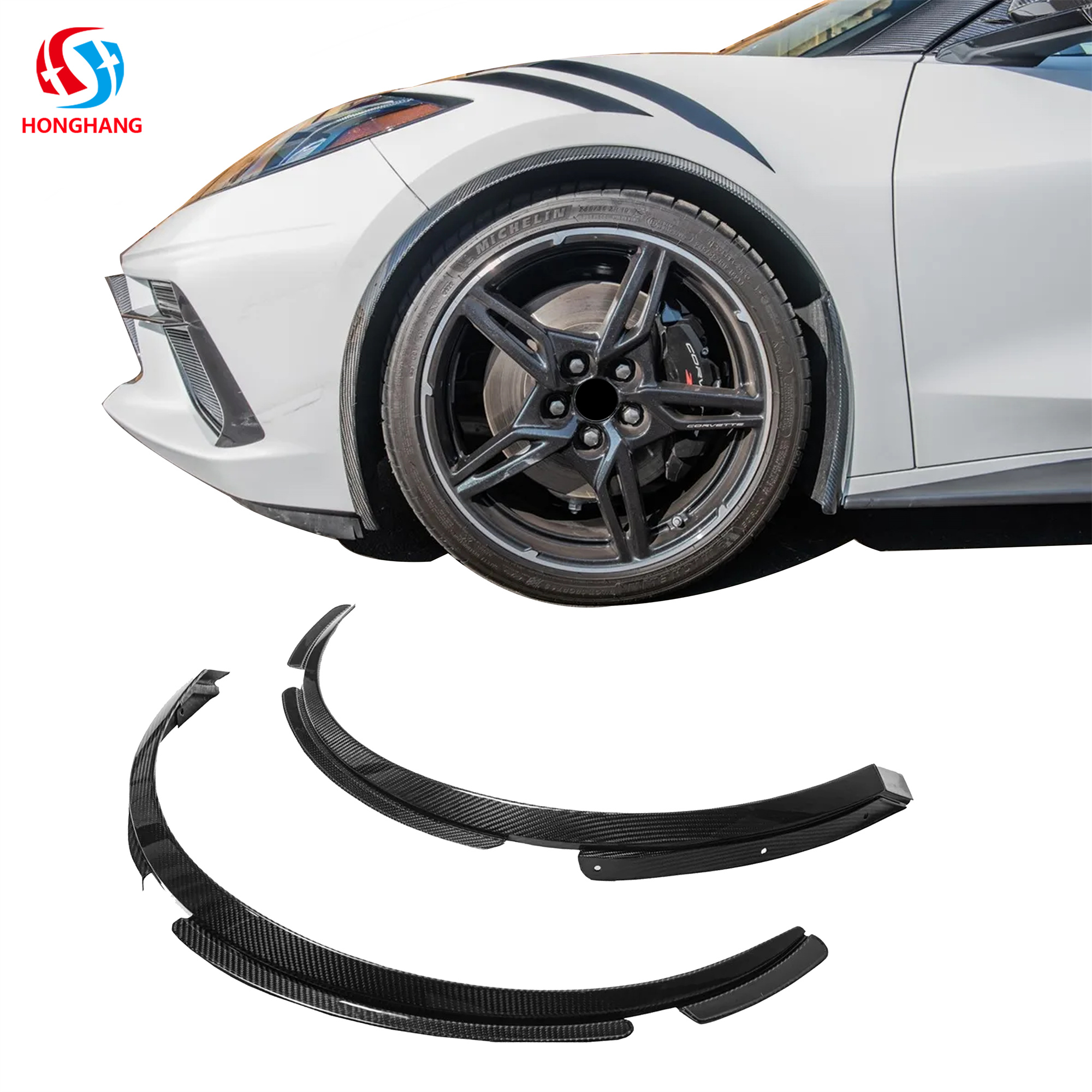 HONGHANG Corvette C8 Wheel Eyebrow
