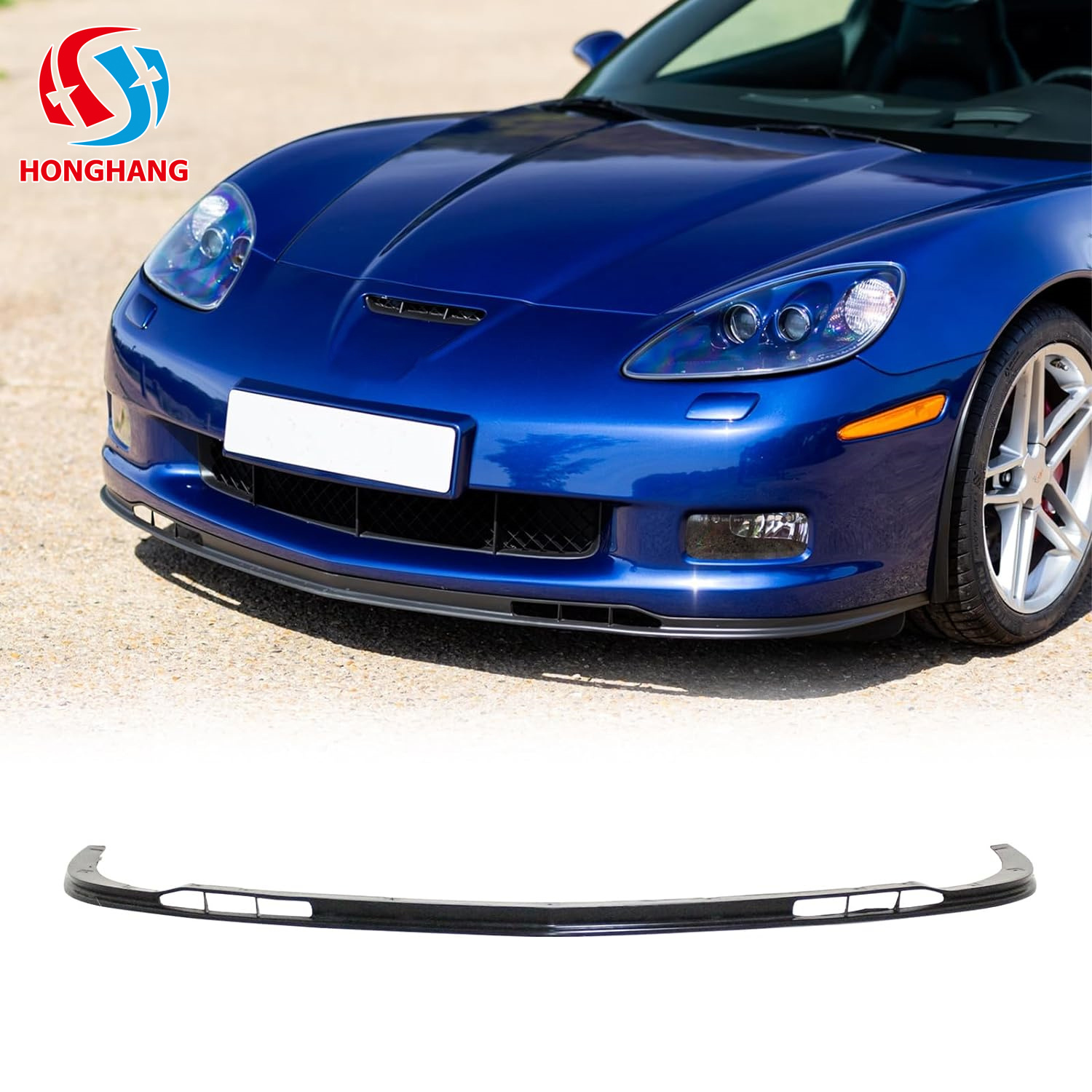 HONGHANG Corvette C6 Front Splitter