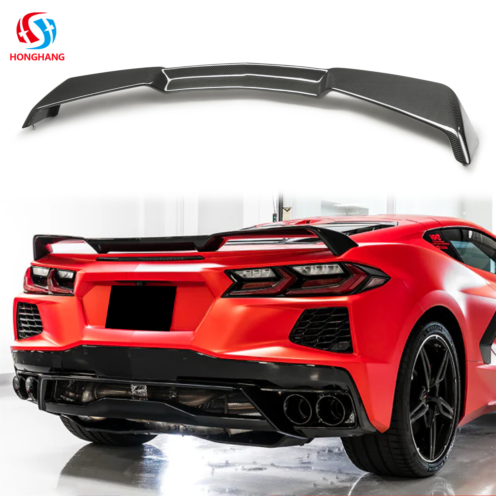 HONGHANG Corvette C8 Rear Wing
