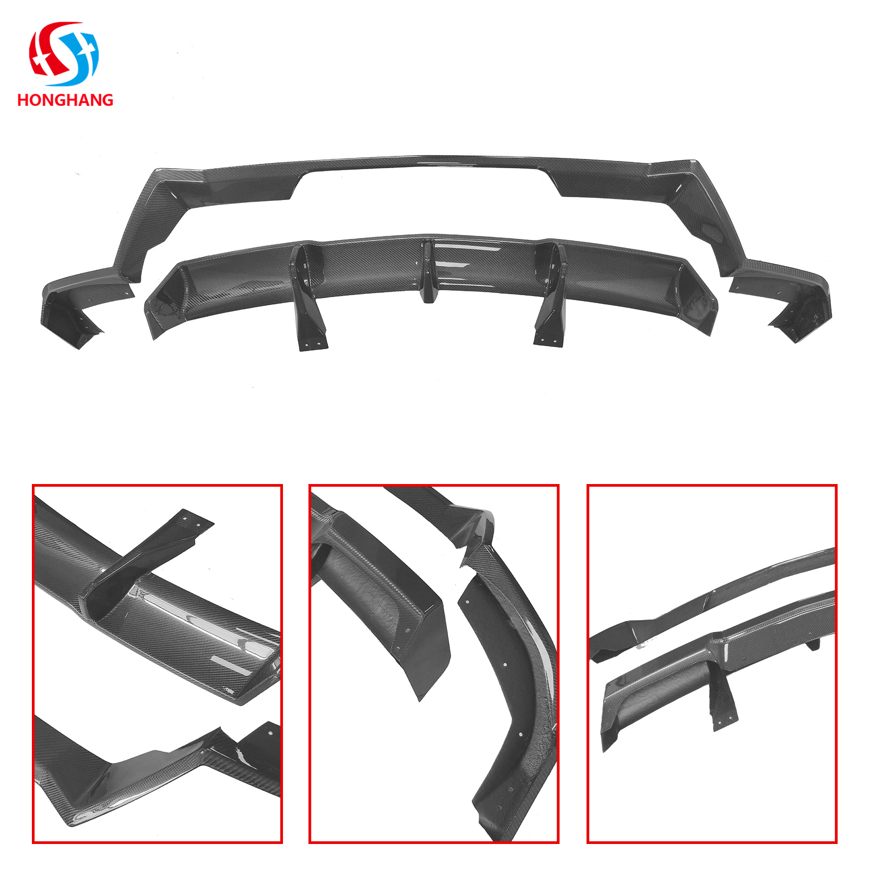 HONGHANG Corvette C8 Rear Diffuser 2020 2021 2022 2023 2024