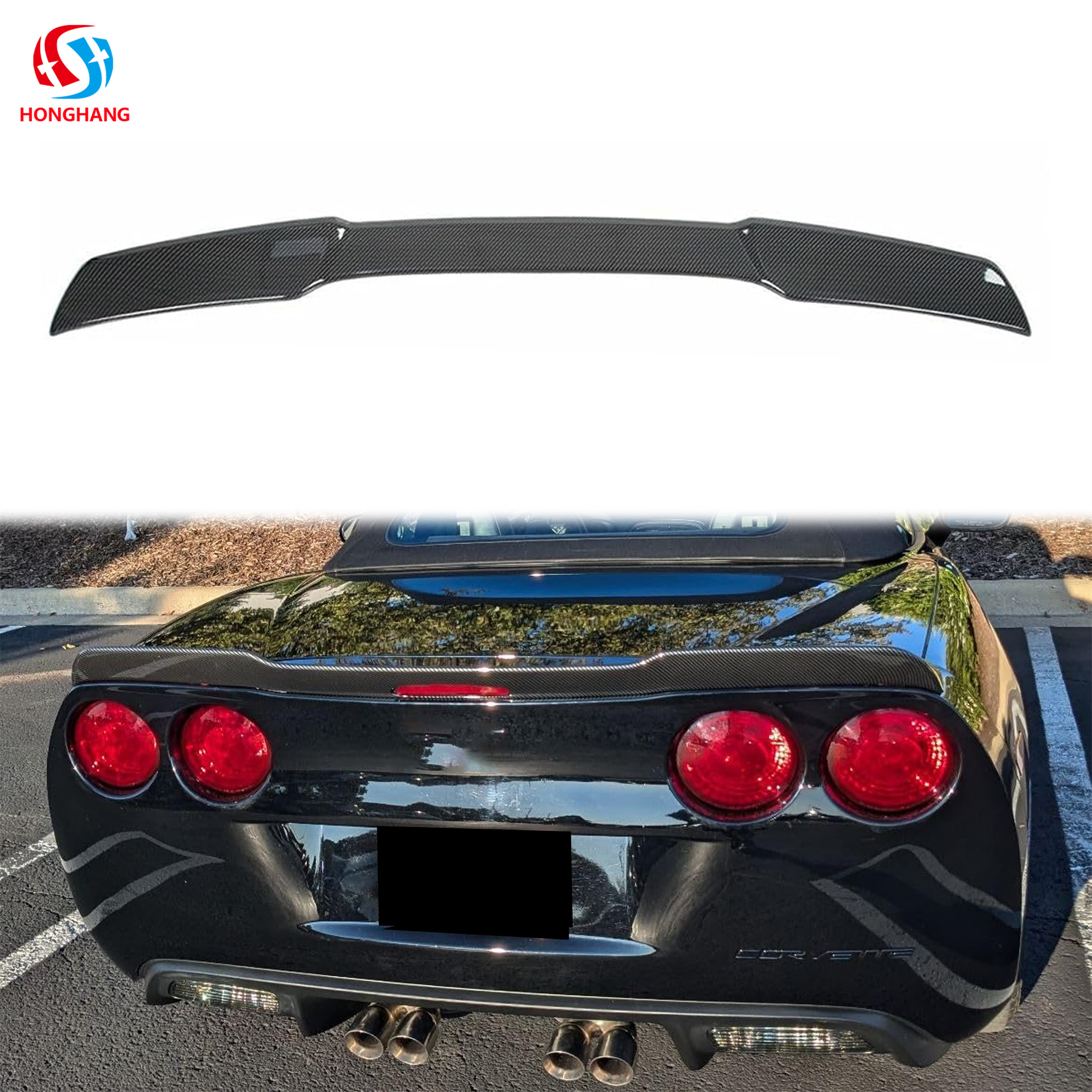 HONGHANG Corvette C6 Rear Wing Spoiler