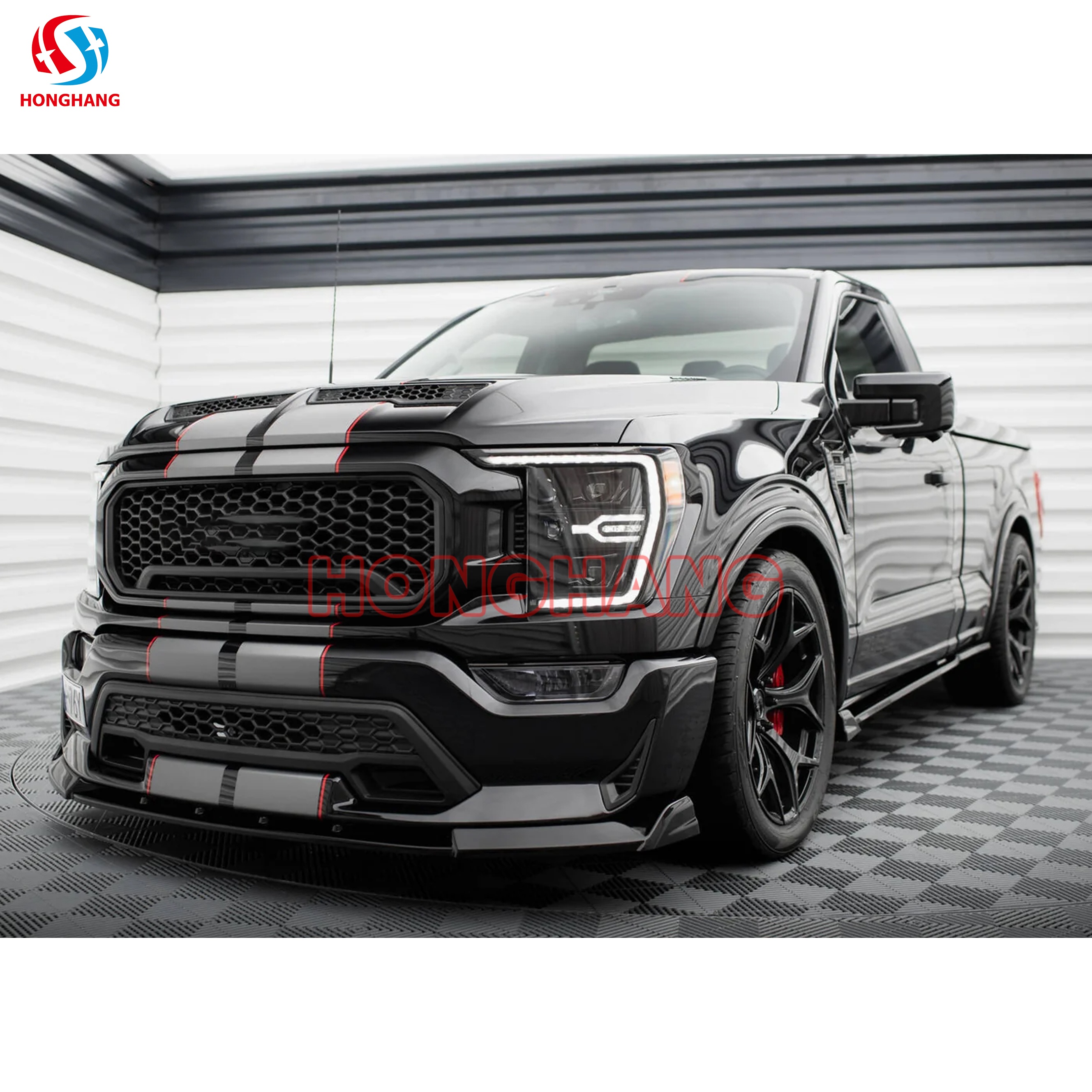 HONGHANG Shelby F-150 Front Splitter