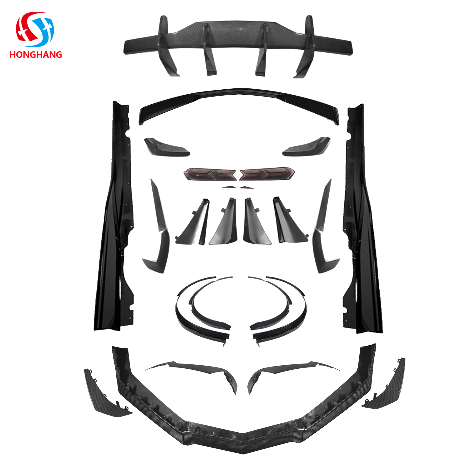 HONGHANG Corvette C8 Rear Wing
