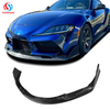 Carbon Fiber A90 Front Bumper Lip For Toyota Supra A90 Edition J29/DB MkV 2019 2020 2021 2022 2023 2024
