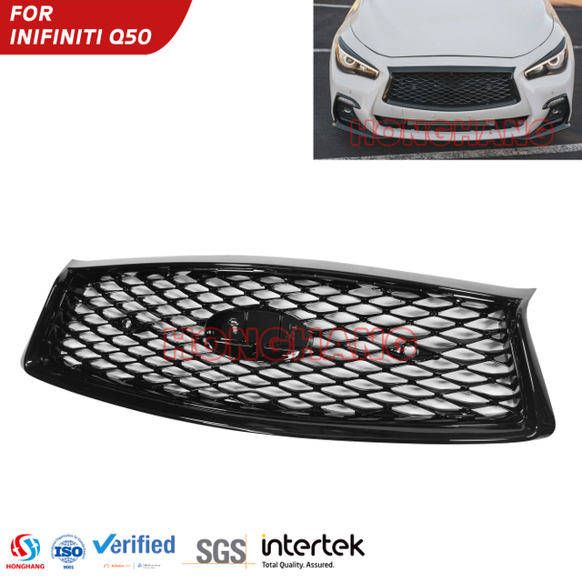 ABS vordere Stoßfänger Kühlergrill Upper Grill Guards vorderer Obergrill für Infin0 2021 2022