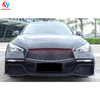 ABS Front Bumper Grille Upper Grill Guards Front Upper Grille for Infiniti Q50 2014 2015 2016 2017 2018