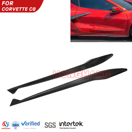 Car Body Kit Side Skirts For Chevrolet Corvette C8 Z06 2023+