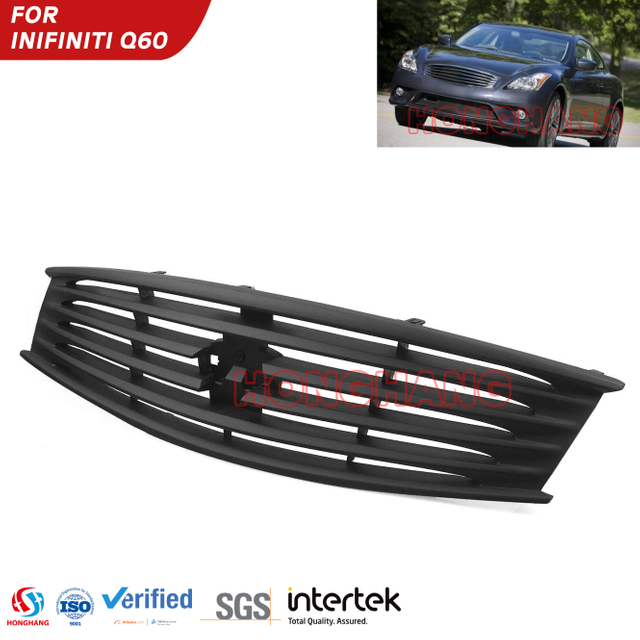 ABS Front Bumper Grille Upper Grill Guards Front Upper Grille for Infiniti Q60 2014-2015