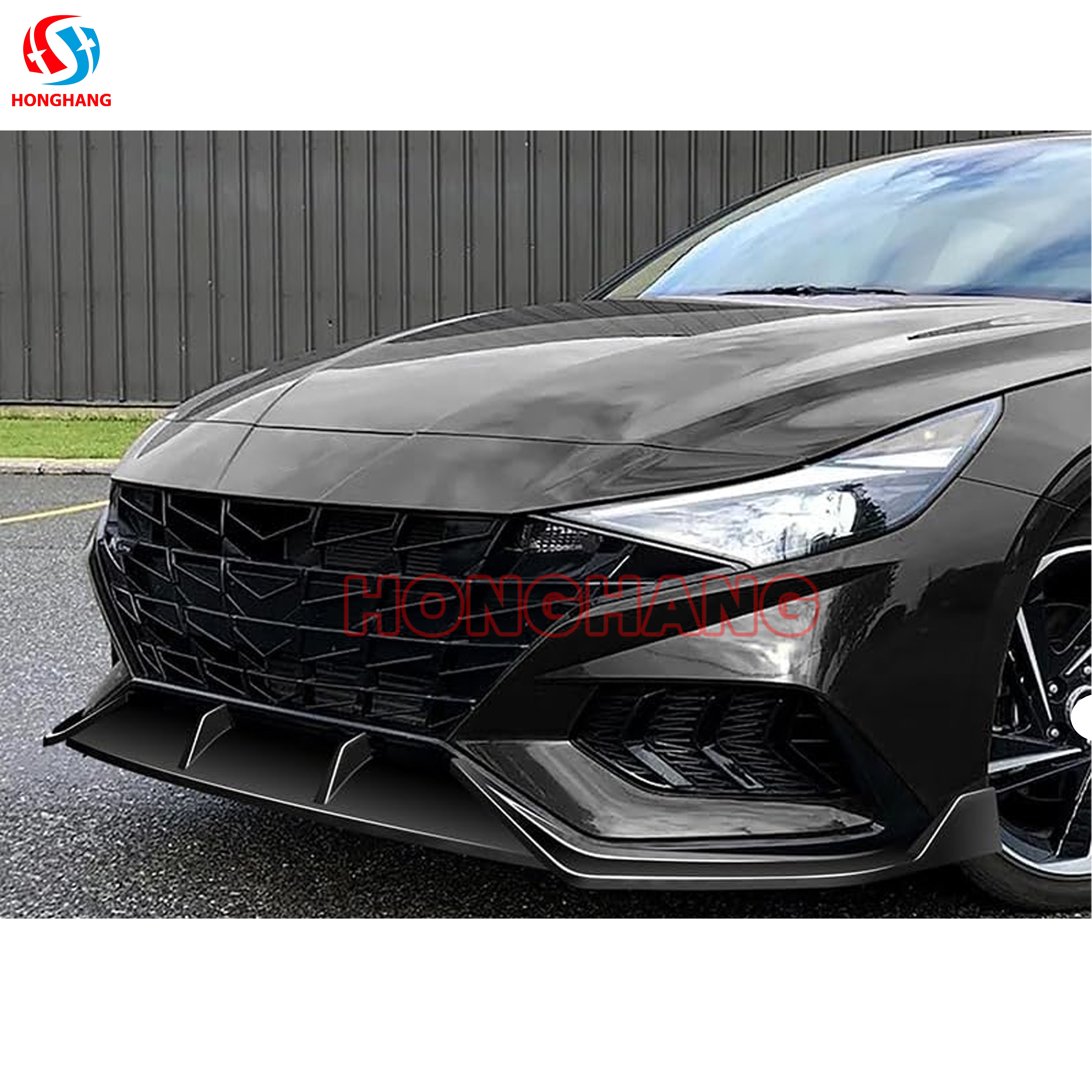 2021-2023 Hyundai Elantra N-Line Front Bumper Lip