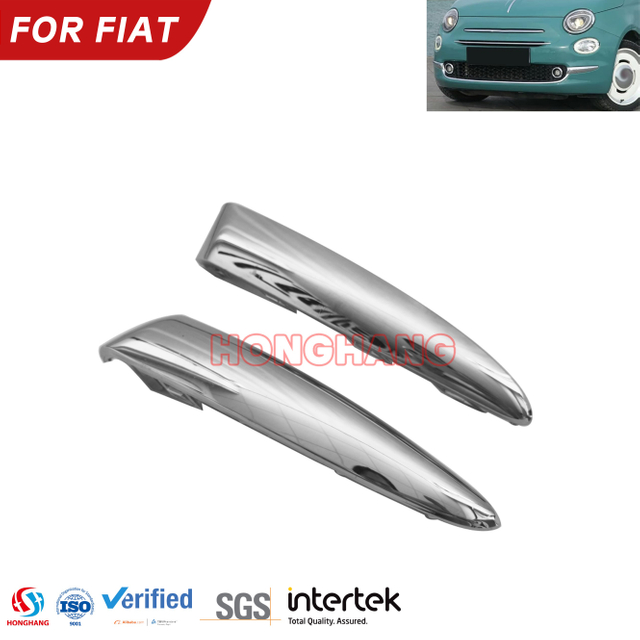 Front Bumper Upper Chrome Trim for Fiat 500 Hatchback 2015