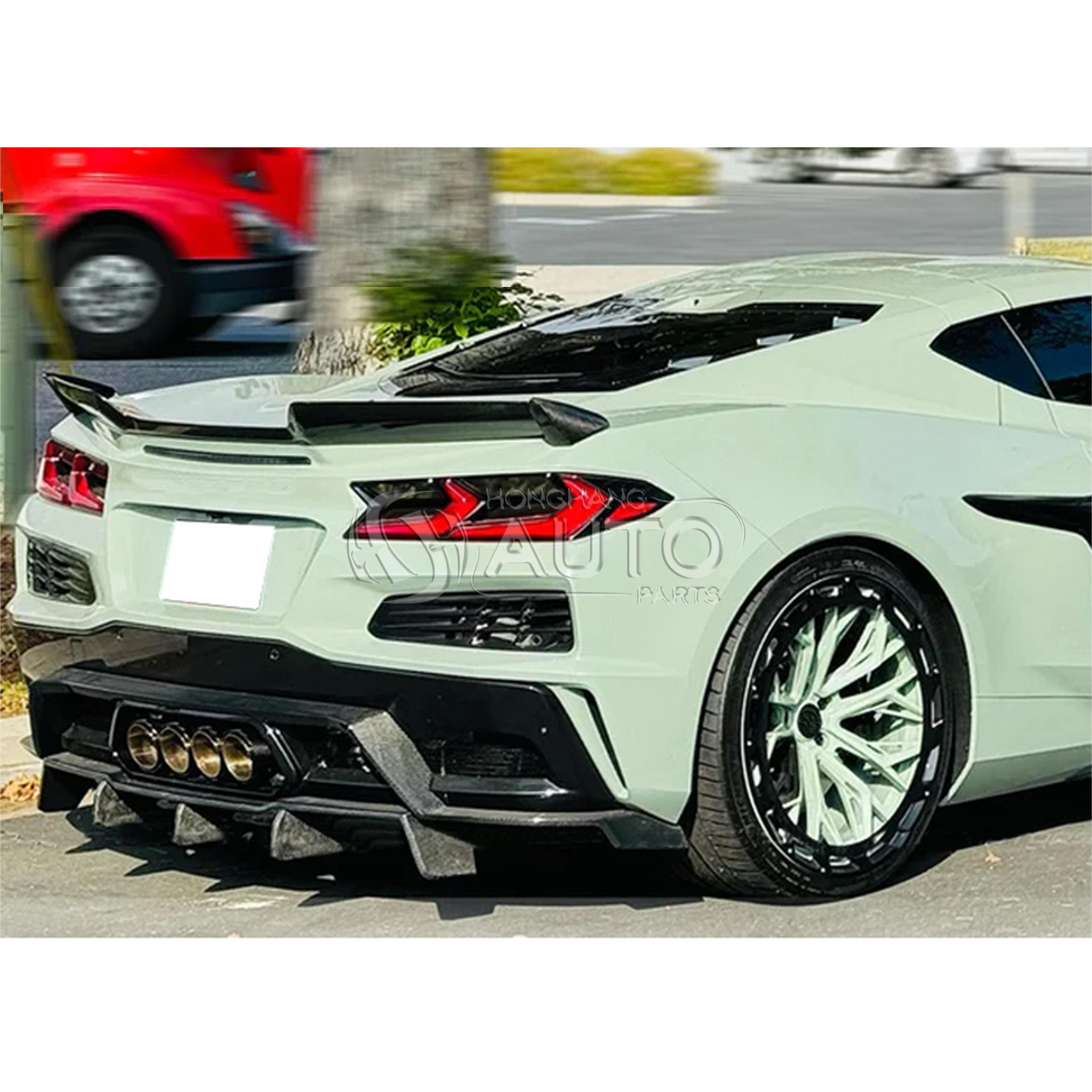 Rear Diffuser Lip For Chevrolet Corvette C8 2020 2021 2022 2023 2024