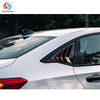 Car Rear Window Triangle Shutters Cover For Honda Civic 2018 2019 2020 2021 2022