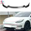 Front Lip Splitter For TESLA Model 3 2017 2018 2019 2020 2021 2022 2023