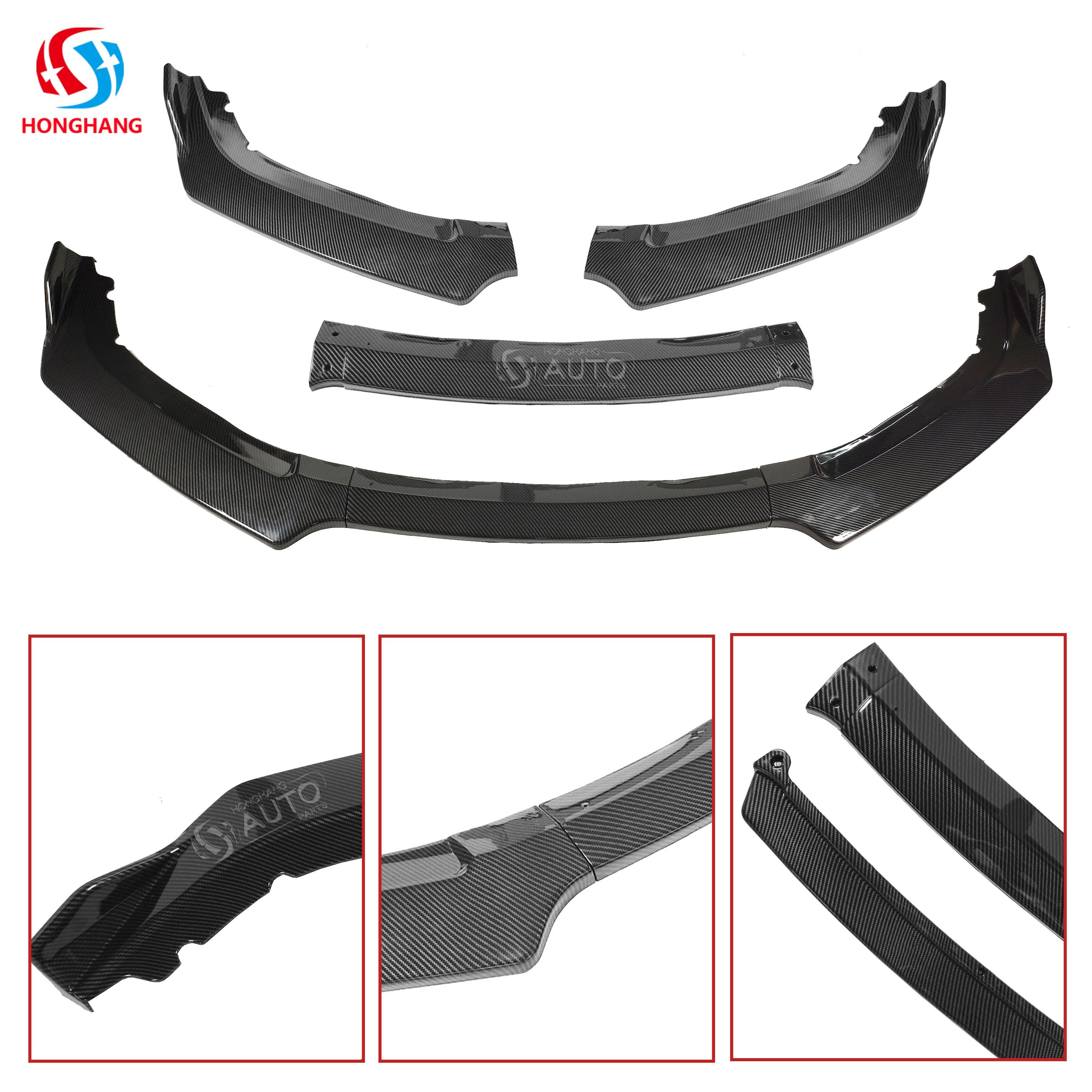 Hot Selling Front Bumper Lip Splitter For Honda Civic 2016 2017 2018 2019