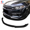 New Arrivals Front Bumper Lip Splitter Four Sections For Honda Civic 2016 2017 2018 2019