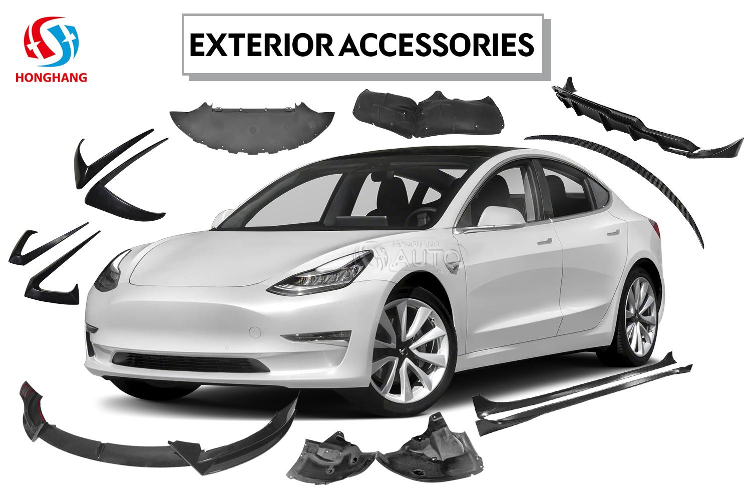 Customized Color Rear Trunk Spoiler For TESLA Model 3 2017 2018 2019 2020 2021 2022 2023