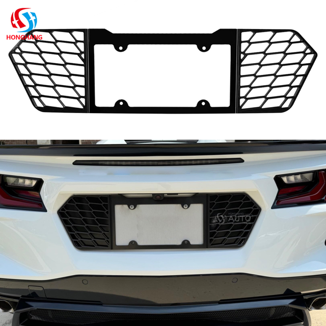 NOVA CORRIVALS Placa traseira da placa da placa para Chevrolet Corvette C8 2020 2021 2022 2023