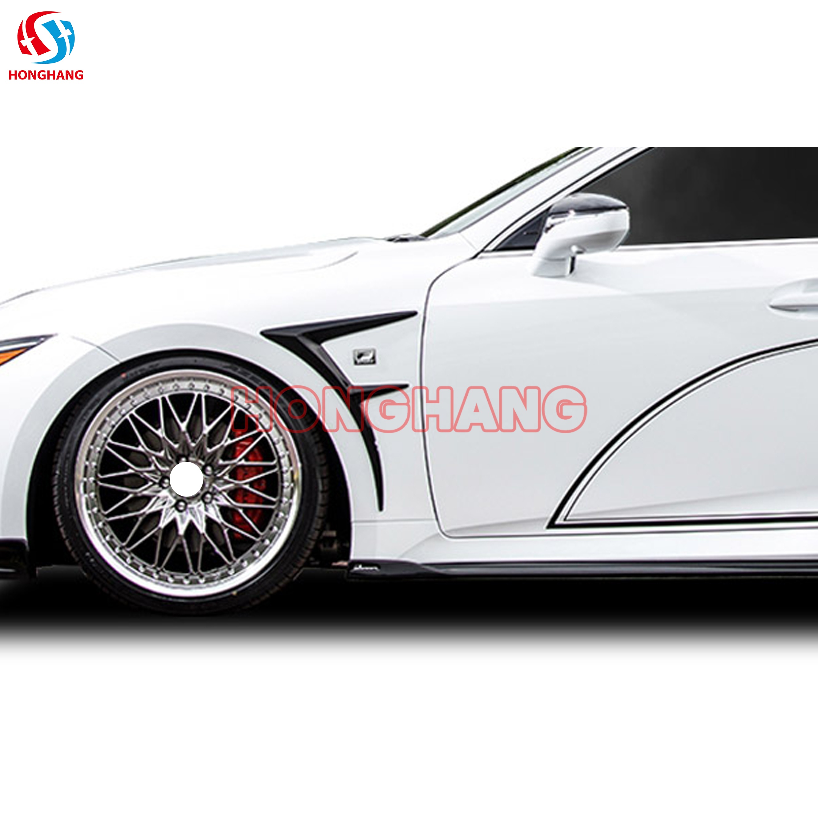 ABS Plastic Side Wing for Lexus IS 2021
