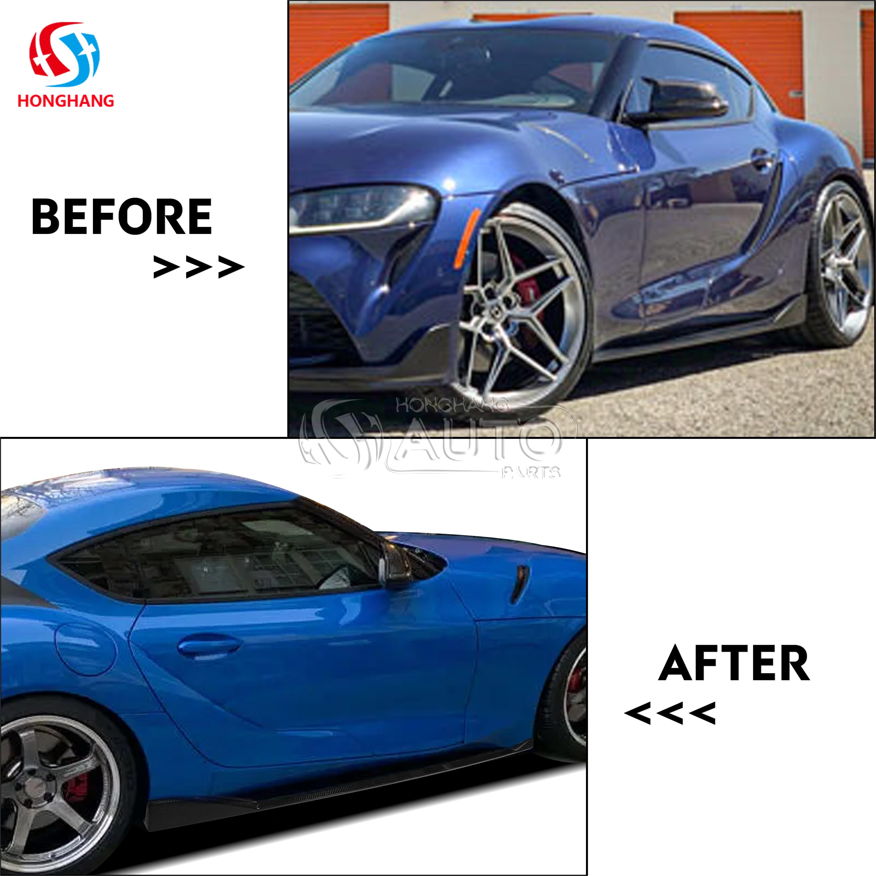 Side Skirt For Toyota Supra 2019 2020 2021 2022 2023