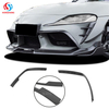 Front Bumper Upper Trim Fang For Toyota Supra GR A90 A91 MK5 2020 2021 2022 2023 2024