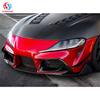 Front Bumper Upper Trim Fang For Toyota Supra GR A90 A91 MK5 2020 2021 2022 2023 2024