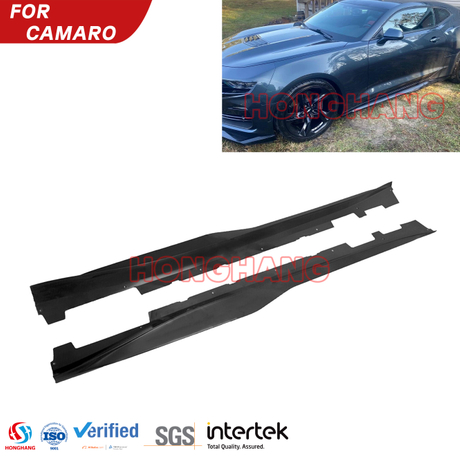 Carbon Fiber Side Skirts for Chevrolet Camaro 2015 2016 2017 2018 2019 2020 2021 2022