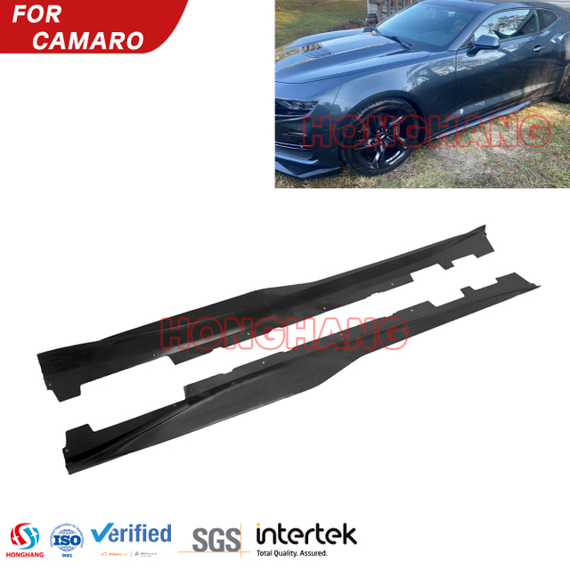 Carbon Fiber Side Skirts for Chevrolet Camaro 2015 2016 2017 2018 2019 2020 2021 2022