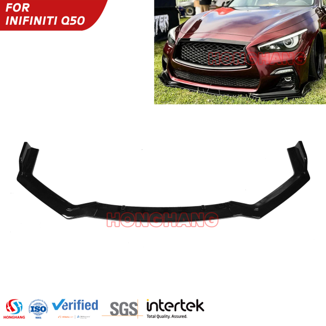 Front Lip Stoßfänger Splitter für Infiniti Q50 2018 2019 2020 2021