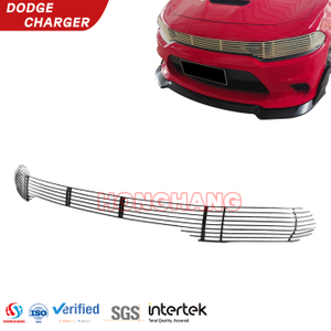 ABS Front Bumper Grille Upper Grill Guards Front Upper Grille for Dodge Charger 2015-2021