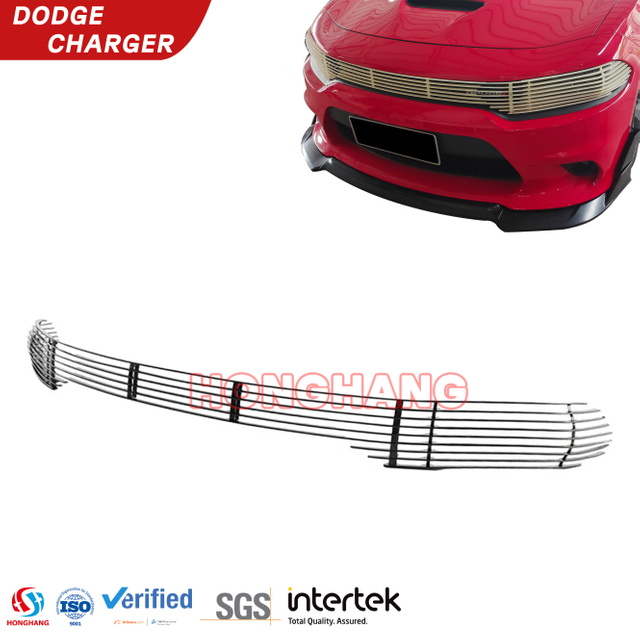ABS Front Bumper Grille Upper Grill Guards Front Upper Grille for Dodge Charger 2015-2021