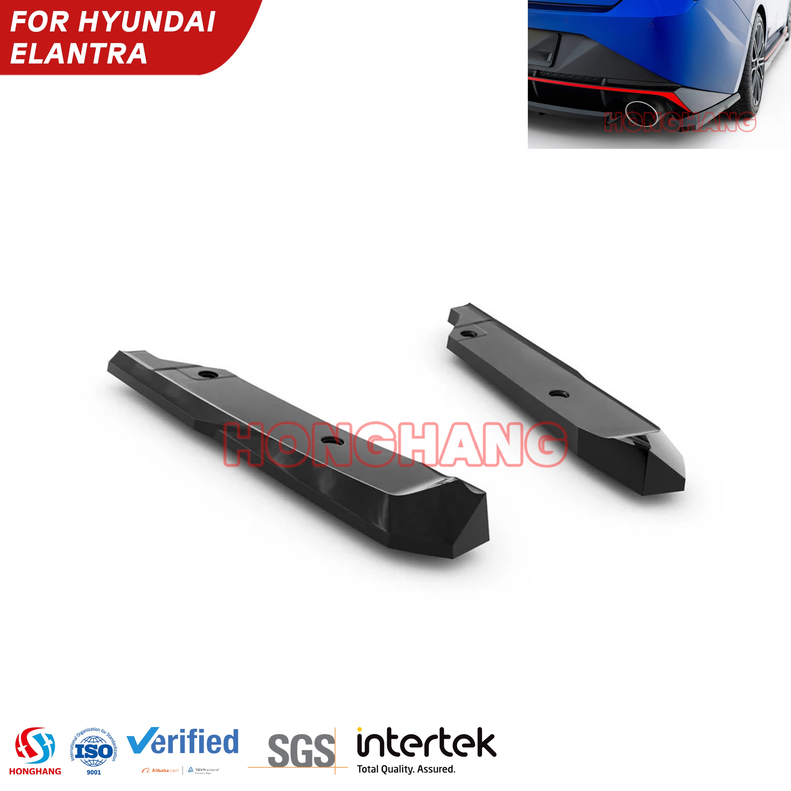 2022-2024 Hyundai Elantra N Rear Corner