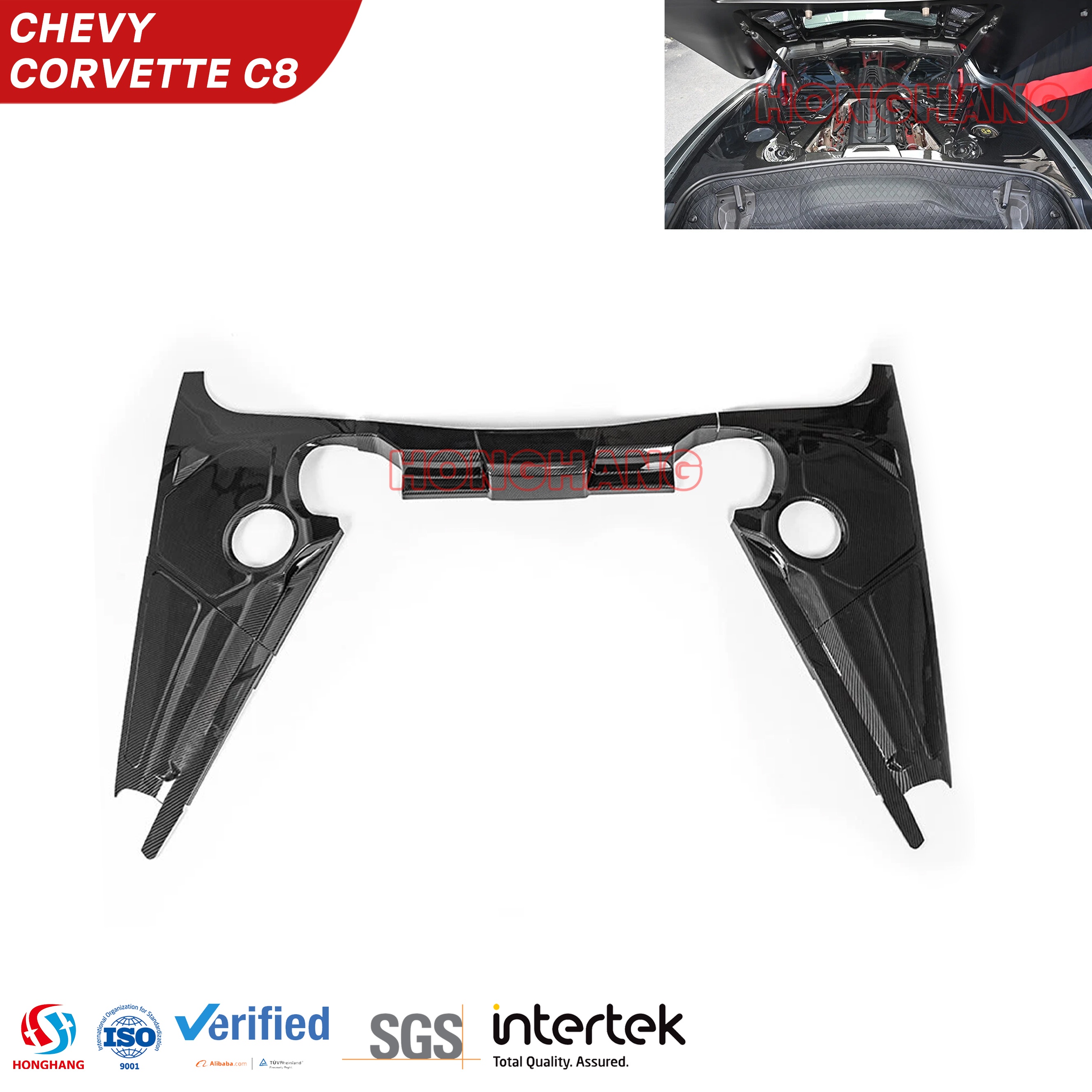 2020-2024 Corvette C8 Engine Bay Panel Cover Frame Trim