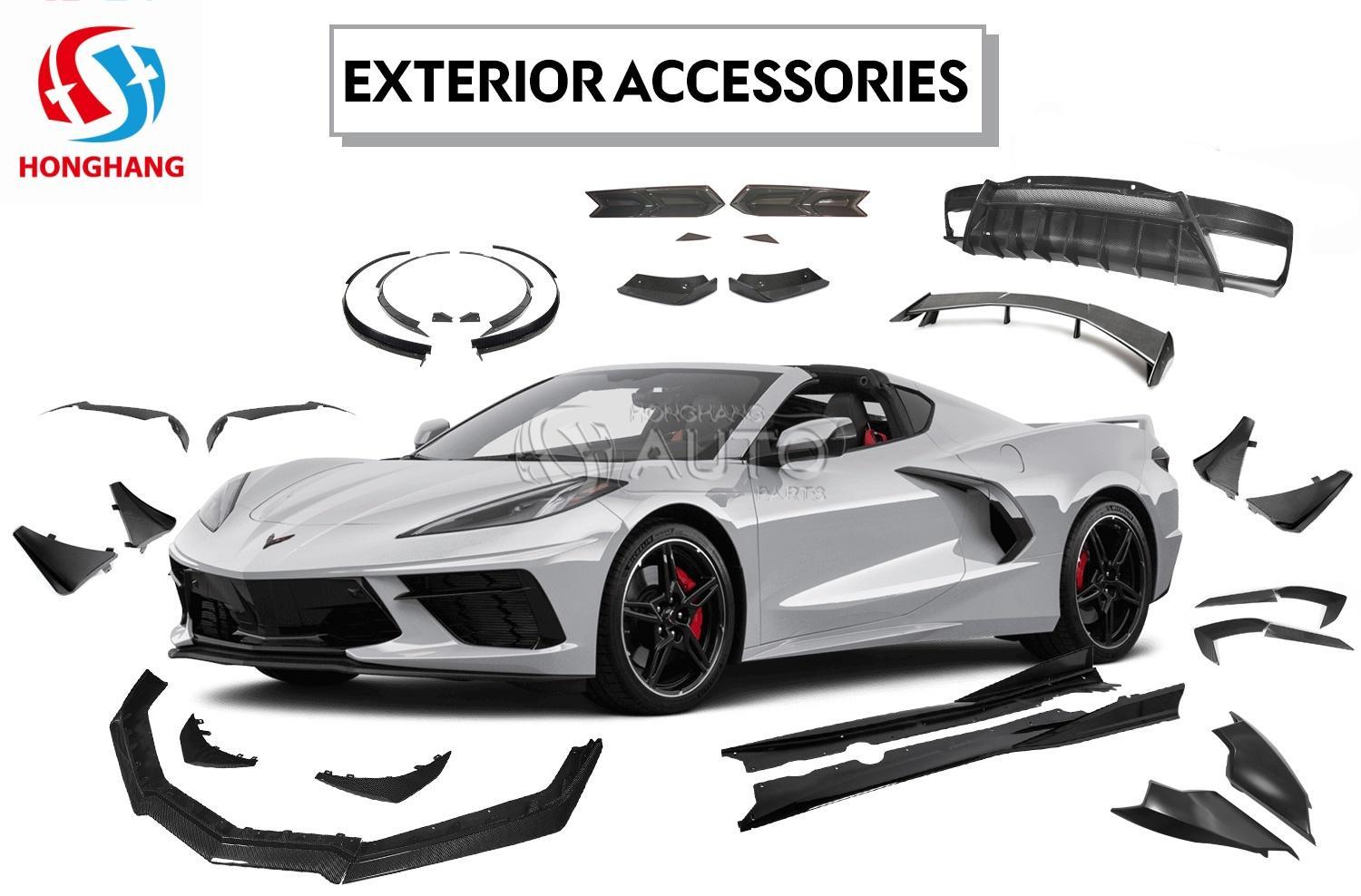 2020+ Chevrolet Corvette C8 Stingray Coupe Rear Intake Ports