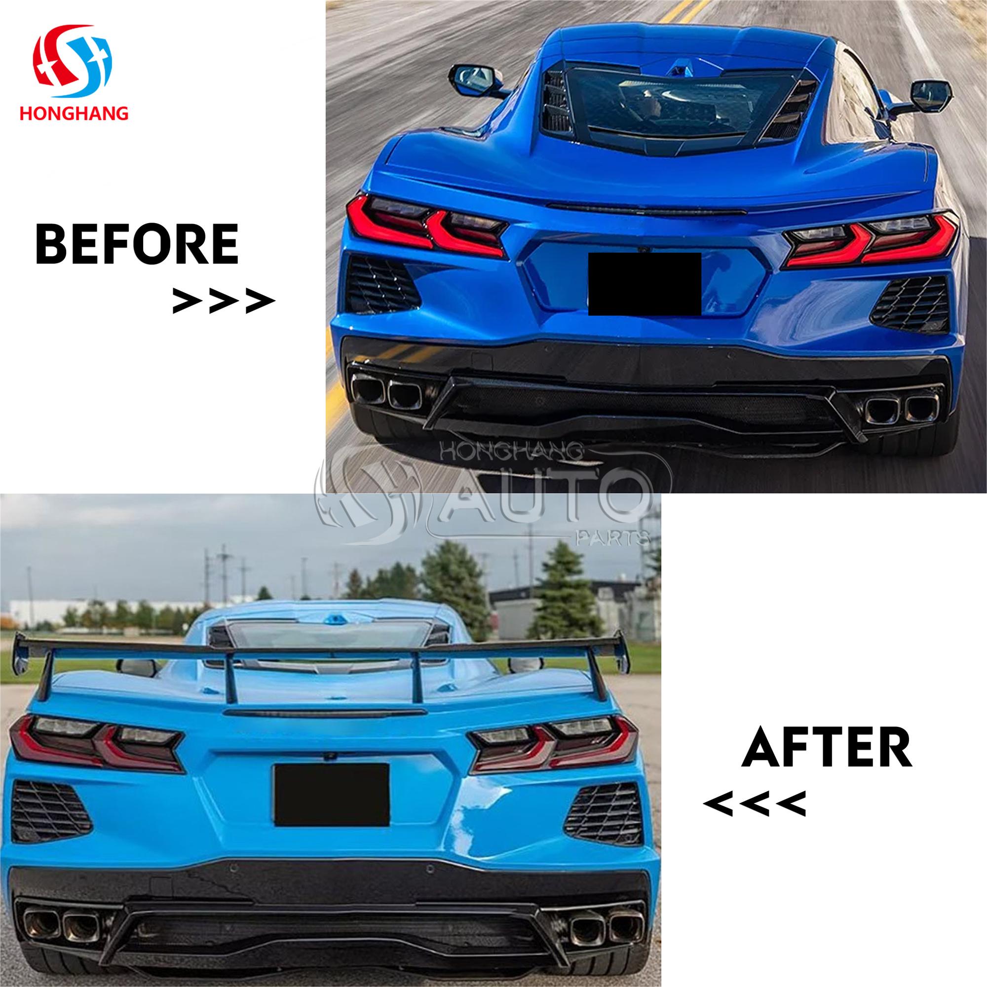 Rear Spoiler For Chevrolet Corvette C8 2020 2021 2022 2023 2024