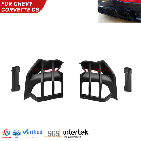 Factory Wholesale Rear Diffuser Bumper Lip For Chevrolet Corvette C8 Z06 ZR1