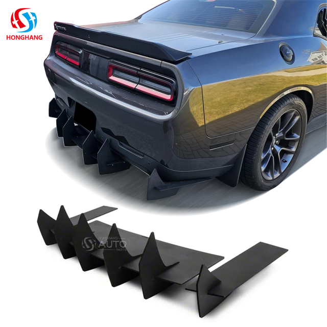 Rear Bumper Diffuser Lip For Dodge Challenger 2015 2016 2017 2018 2019 2020 2021 2022 2023