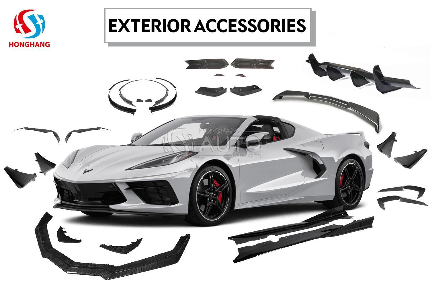 Rear Wing Spoiler For Chevrolet Corvette C8 2020 2021 2022 2023 2024