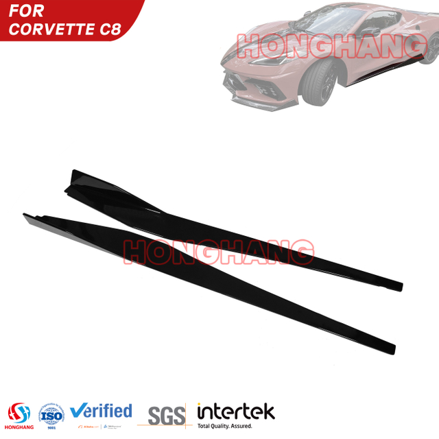 Factory Direct Car Body Kit Side Skirts For Chevrolet Corvette C8 2020 2021 2022 2023