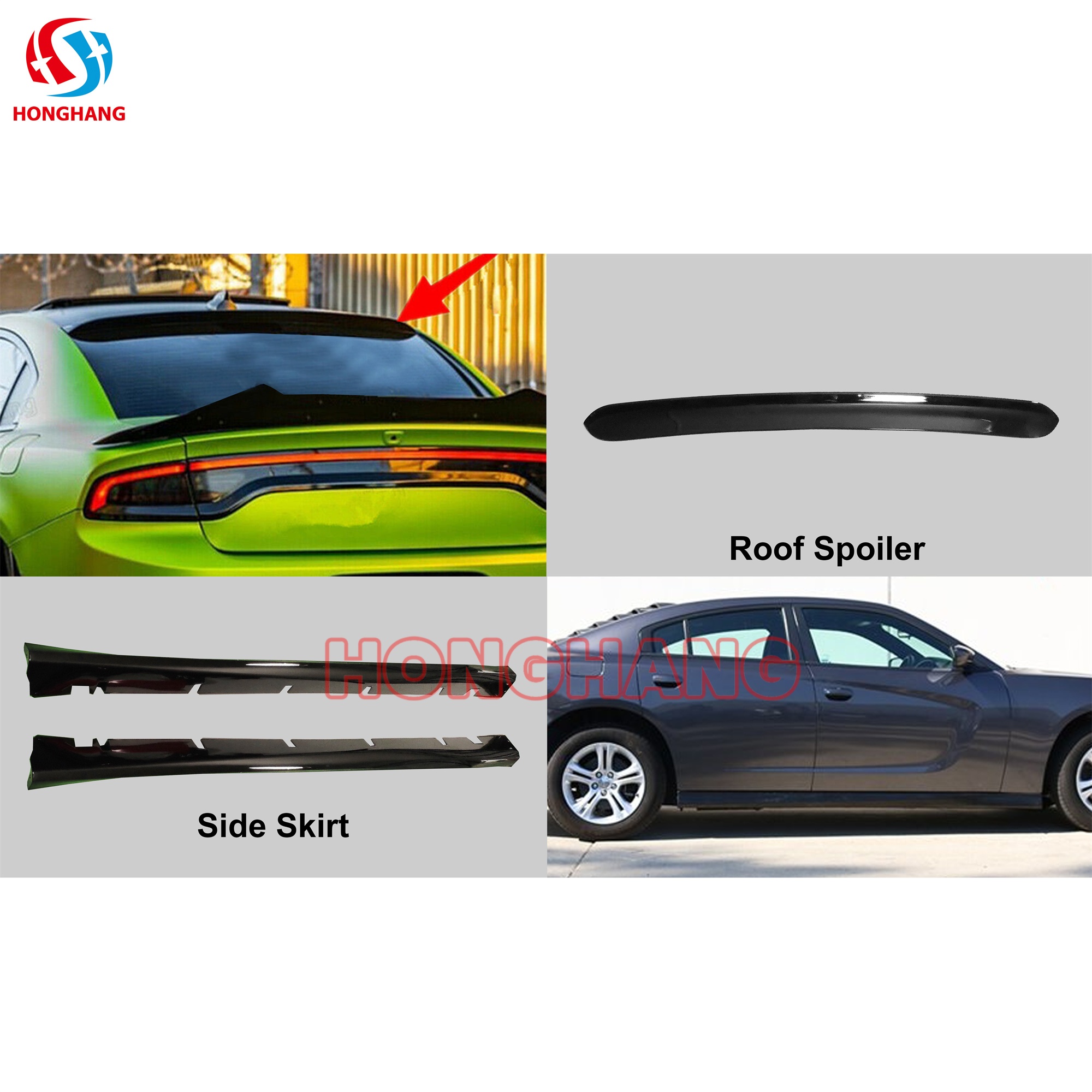 Exterior Upgrade Body Kit for Dodge Charger 2015 2016 2017 2018 2019 2020 2021 2022 2023
