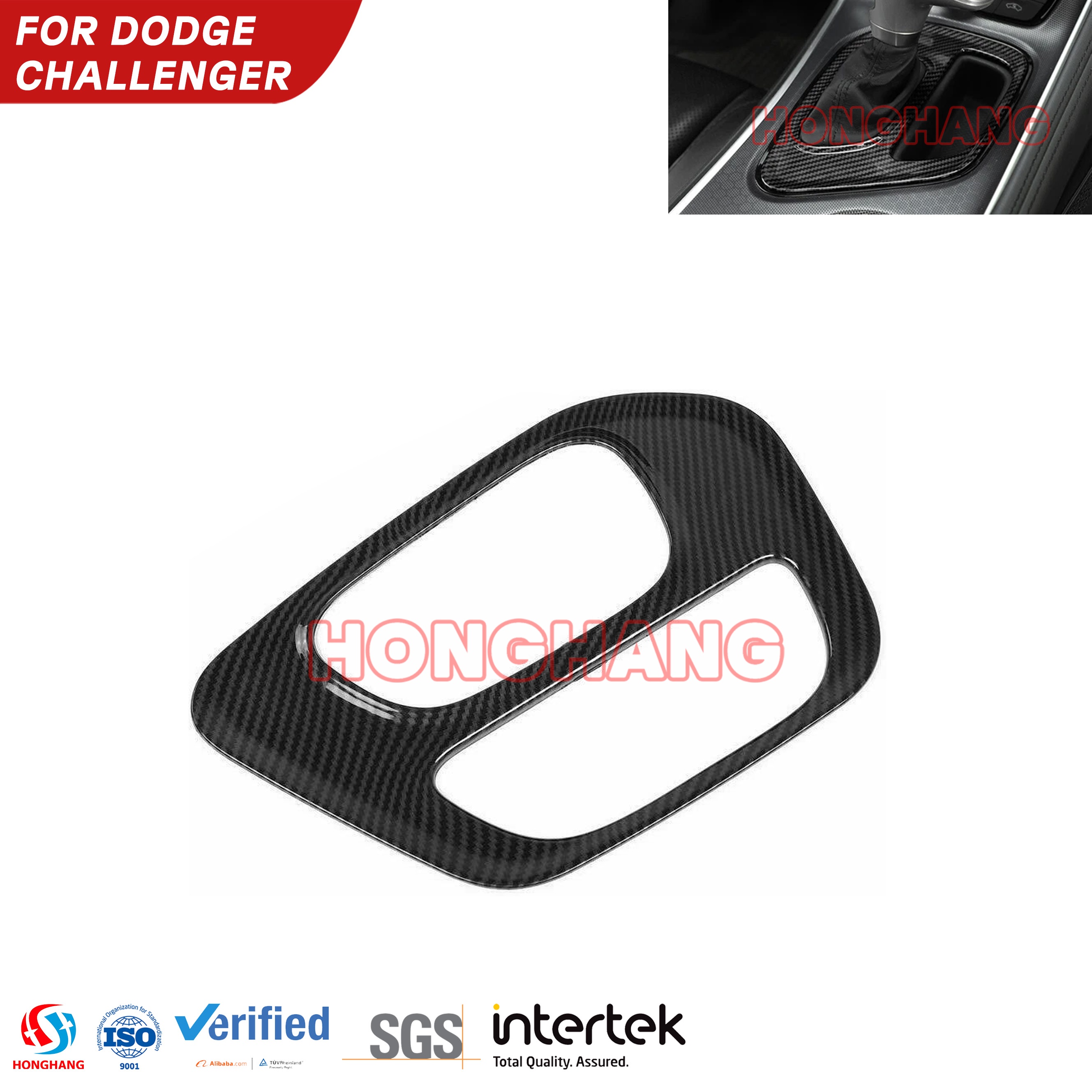 Gear Shift Panel für Dodge Challenger 2015 2016 2017 2018 2019 2020 2021 2022 2023