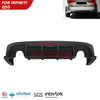 2014-2022 Inﬁniti Q50 Rear Bumper Diffuser Lip