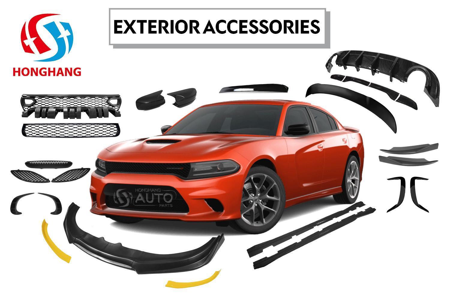 Fog Lamp Frame Trim For Dodge Charger GT 2015 2016 2017 2018 2019 2020 2021 2022 2023