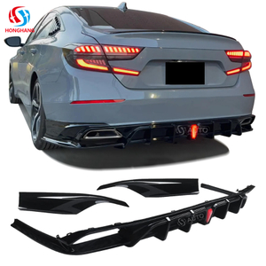 Rear Bumper Lip Splitter For Honda 10 Generation Accord 2018 2019 2020