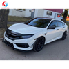 Front Bumper Lip Splitter For Honda Civic 2016 2017 2018 2019